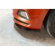 Передня Lip накладка DPT V-2 (чорний глянець) для Volkswagen Polo 2017- рр