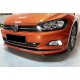 Передня Lip накладка DPT V-2 (чорний глянець) для Volkswagen Polo 2017- рр