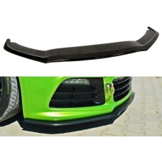 Передня Lip накладка DPT (2008-2013, чорний глянець) для Volkswagen Scirocco