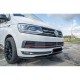 Передня Lip накладка DPT (чорний глянець) для Volkswagen T5 Transporter 2003-2010 рр