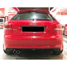 Задний диффузор DPT (2005-2008, Coupe, черный глянец) для Ауди A3