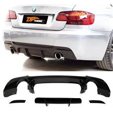Задній дифузор DPT (для M-Technic, чорний глянець) для BMW 3 серія E-90/91/92/93 2005-2011 рр
