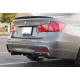 Задній дифузор DPT V-4 (для M-Performance, чорний глянець) для BMW 3 серія F-30/31/34 2012-2019 рр