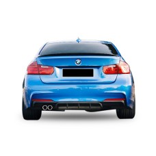 Задній дифузор DPT V-5 (для M-Performance, чорний глянець) для BMW 3 серія F-30/31/34 2012-2019 рр