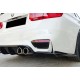 Задний диффузор DPT V-1 (для M3, черный глянец) для BMW 3 серия F-30/31/34 2012-2019 гг