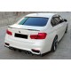 Задний диффузор DPT V-1 (для M3, черный глянец) для BMW 3 серия F-30/31/34 2012-2019 гг