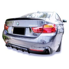 Задній дифузор DPT V-3 (для M-Performans, Coupe, чорний глянець) для BMW 4 серія F-32 2012-2020 рр