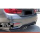 Задній дифузор DPT V-4 (для M-4 Vorstainer, чорний глянець) для BMW 4 серія F-32 2012-2020 рр