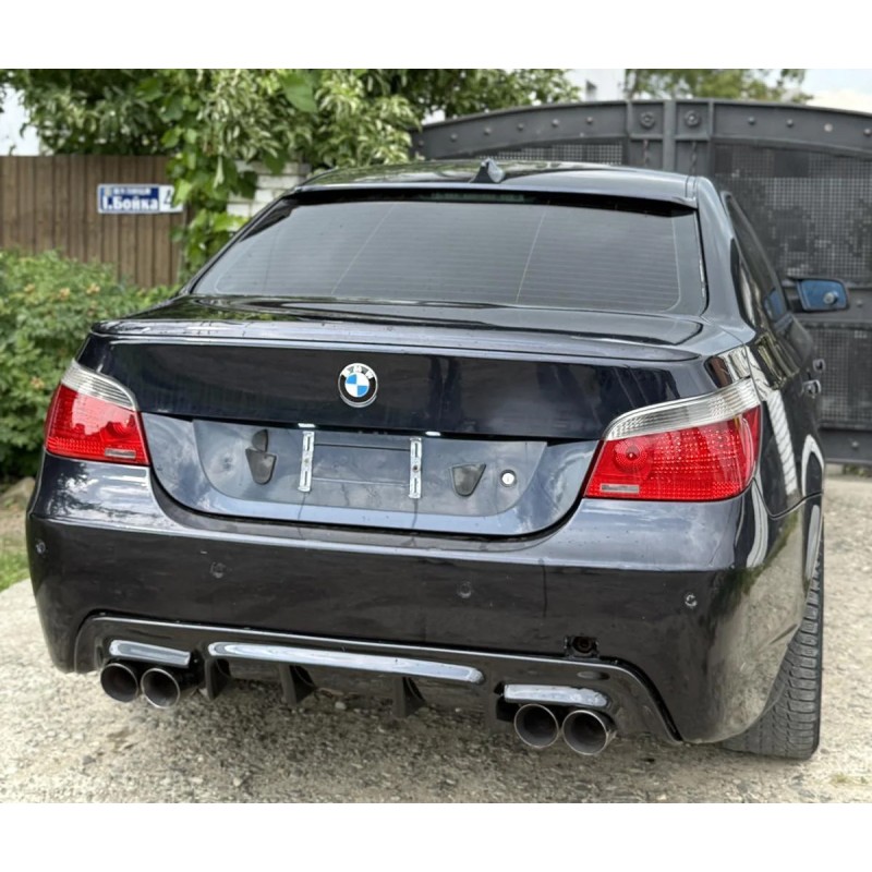 Задний диффузор DPT V-2 (для M-Sport, черный глянец) для BMW 5 серия E-60/61 2003-2010 гг