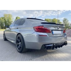 Задній дифузор CS-Style DPT (для M5, чорний глянець, вакуумне формування) для BMW 5 серія F10/F11 2010-2016 рр