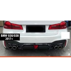 Задній дифузор DPT (чорний глянець) для BMW 5 серія G30/31 2017-2023 рр
