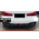 Задній дифузор DPT (чорний глянець) для BMW 5 серія G30/31 2017-2023 рр