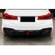 Задний диффузор DPT (для M-Sport/M5 F90, чёрный глянец) для BMW 5 серия G30/G31 2017–2023 гг