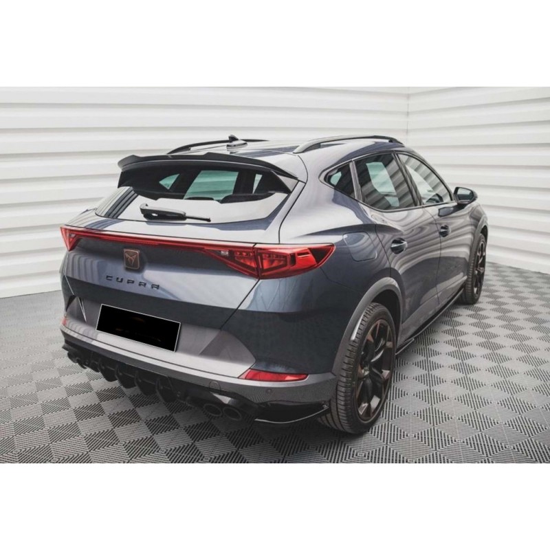 Задній дифузор DPT V-1 (чорний глянець) для Cupra Formentor