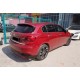 Задній дифузор DPT (HB, чорний глянець) для Fiat Tipo 2016- рр