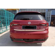 Задний диффузор DPT (HB, черный глянец) для Fiat Tipo 2016- гг