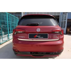 Задній дифузор DPT (HB, чорний глянець) для Fiat Tipo 2016- рр