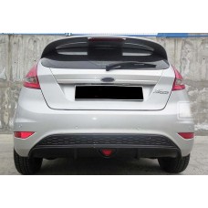 Задний диффузор DPT V-1 (HB, черный глянец) для Ford Fiesta 2008-2017 гг