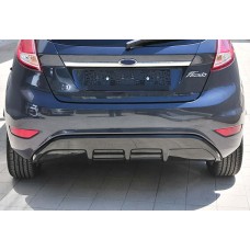 Задний диффузор DPT V-2 (HB, черный глянец) для Ford Fiesta 2008-2017 гг