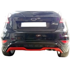 Задний диффузор DPT V-3 (HB, черный глянец) для Ford Fiesta 2008-2017 гг