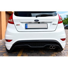 Задній дифузор DPT V-3 (HB, чорний мат) для Ford Fiesta 2008-2017 рр