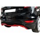 Задній дифузор DPT V-3 (HB, чорний мат) для Ford Fiesta 2008-2017 рр