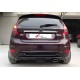 Задний диффузор DPT 2008-2012, HB, черный глянец) для Ford Fiesta