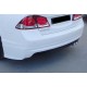 Задній дифузор DPT V-1 (чорний глянець) для Honda Civic Sedan VIII 2006-2011рр