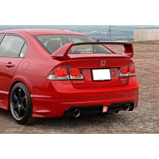 Задній дифузор DPT V-3 (Під фарбування) для Honda Civic Sedan VIII 2006-2011рр