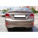 Задний диффузор DPT (черный глянец) для Hyundai Accent 2011-2017 гг