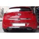 Задній дифузор DPT V-1 (чорний глянець) для Hyundai I-30 2012-2017 рр