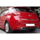 Задній дифузор DPT V-1 (чорний глянець) для Hyundai I-30 2012-2017 рр