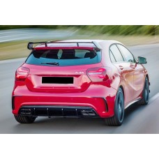 Задний диффузор DPT (для AMG, черный глянец) для Mercedes A-сlass W176 2012-2018 гг