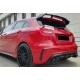Задний диффузор DPT (2012-2015, для Brabus, черный глянец) для Mercedes A-сlass W176