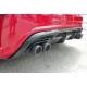Задний диффузор DPT (2012-2015, для Brabus, черный глянец) для Mercedes A-сlass W176