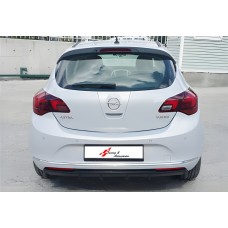 Задній дифузор DPT (HB, чорний глянець) для Opel Astra J 2009-2015 рр