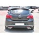 Задній дифузор DPT (2012-2015, HB, чорний глянець) для Opel Astra J рр
