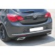Задній дифузор DPT (2012-2015, HB, чорний глянець) для Opel Astra J рр
