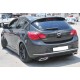 Задній дифузор DPT (2012-2015, HB, чорний глянець) для Opel Astra J рр