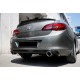 Задній дифузор DPT V-1 (SD, чорний глянець) для Opel Astra J 2009-2015 рр