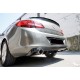 Задній дифузор DPT V-1 (SD, чорний глянець) для Opel Astra J 2009-2015 рр