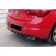 Задній дифузор DPT V-1 (HB, чорний глянець) для Opel Astra K 2016-2021 рр