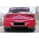 Задній дифузор DPT V-1 (HB, чорний глянець) для Opel Astra K 2016-2021 рр