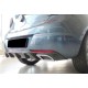 Задній дифузор DPT V-2 (HB, чорний глянець) для Opel Astra K 2016-2021 рр