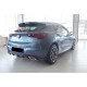 Задній дифузор DPT V-2 (HB, чорний глянець) для Opel Astra K 2016-2021 рр