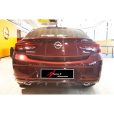 Задній дифузор DPT (SD, чорний глянець) для Opel Insignia 2017-2022 рр