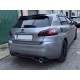 Задній дифузор DPT (HB, чорний глянець) для Peugeot 308 2014-2021 рр