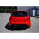 Задний диффузор DPT (черный глянец) для Seat Ibiza 2010-2017 гг