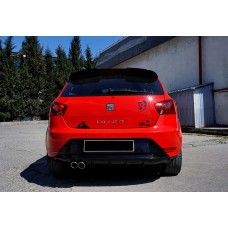 Задний диффузор DPT (черный глянец) для Seat Ibiza 2010-2017 гг