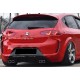 Задній дифузор DPT V-1 (2009-2012, чорний глянець) для Seat Leon рр